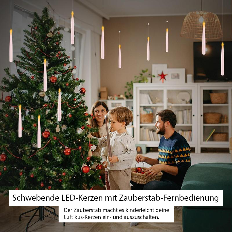 Luftikus Candles – Floating LED Candles with Magic Wand