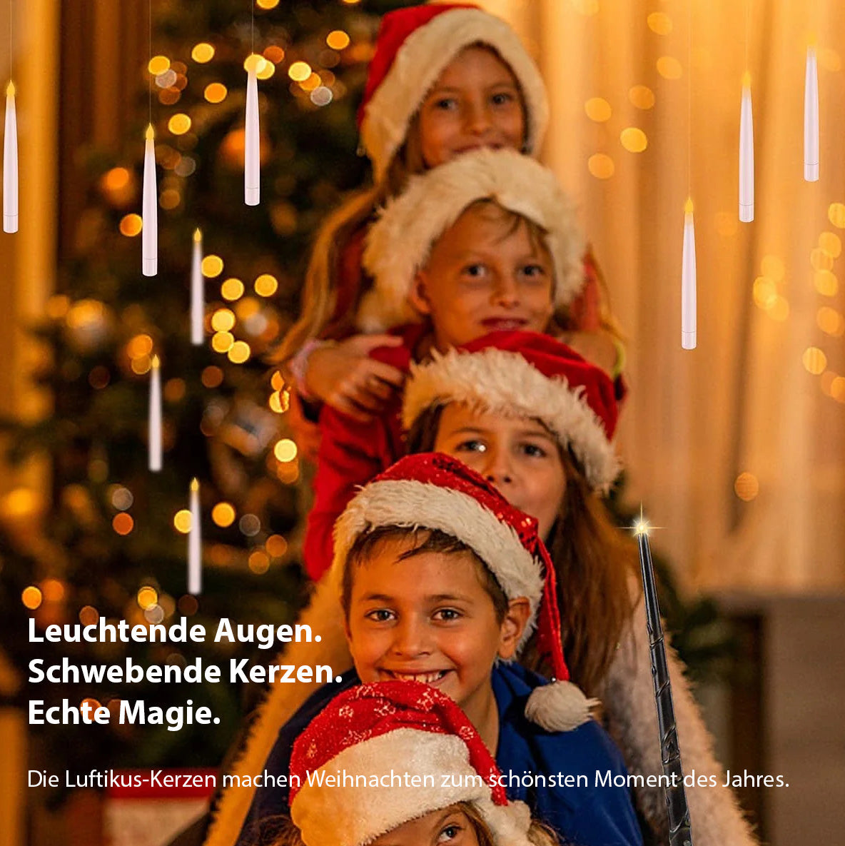 Luftikus Candles – Floating LED Candles with Magic Wand